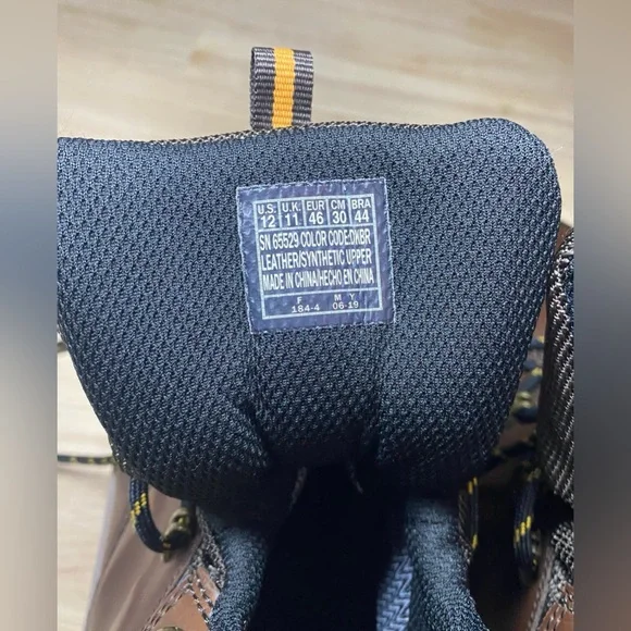 Skechers Men's Relaxed Fit: Relment - Pelmo WP Hiking Boots Brown Size 12 - Picture 7 of 9